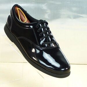Showstopper formal black Patent Marching Band Shoe unisex Men 8 women 10